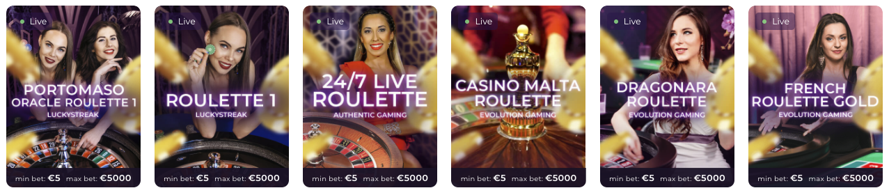 roulette games